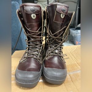 Palladium Men's Tactical Black/Metal Boots- SIZE 9